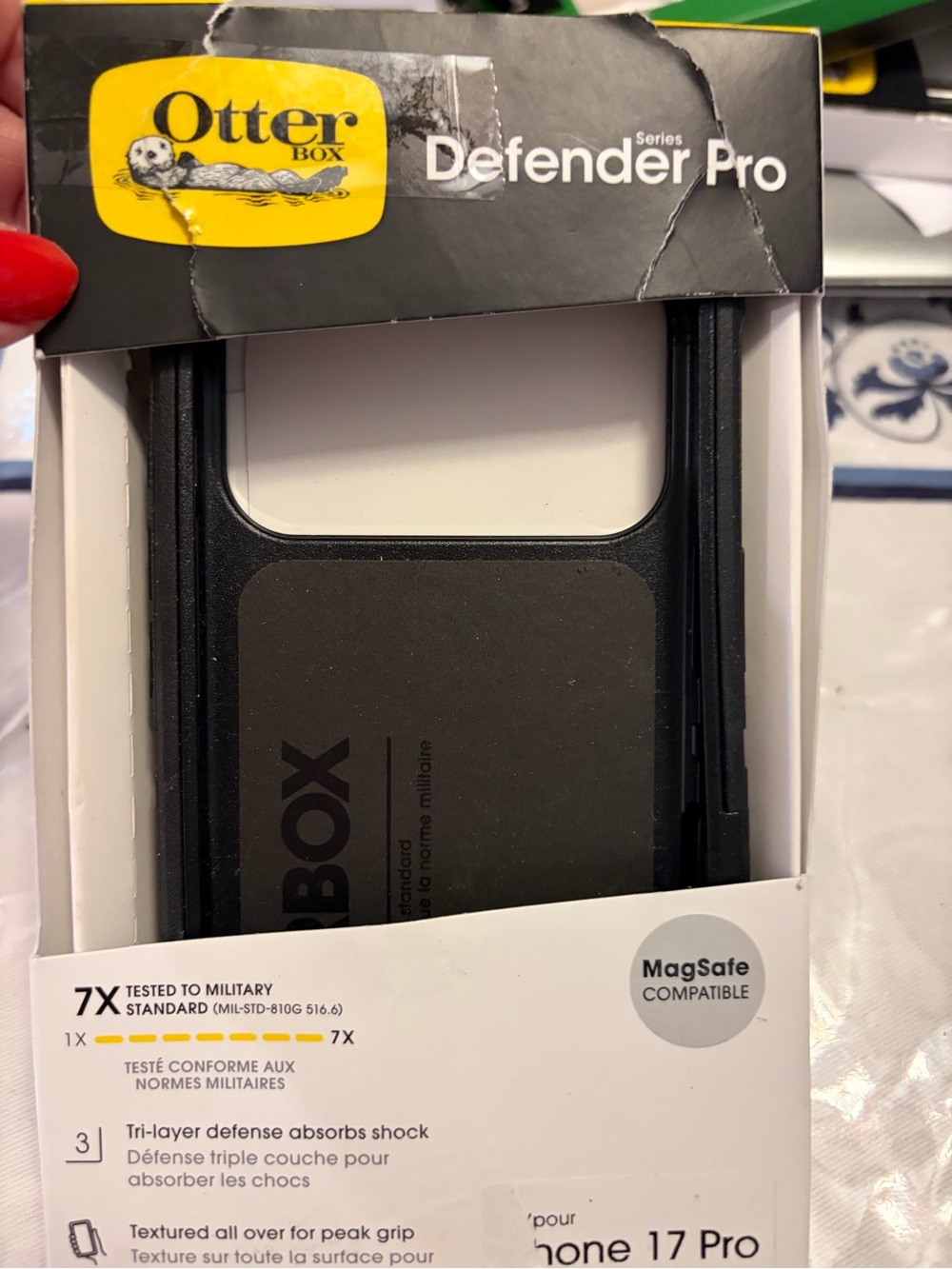 OtterBox Defender Pro Case for iPhone 17 - Black